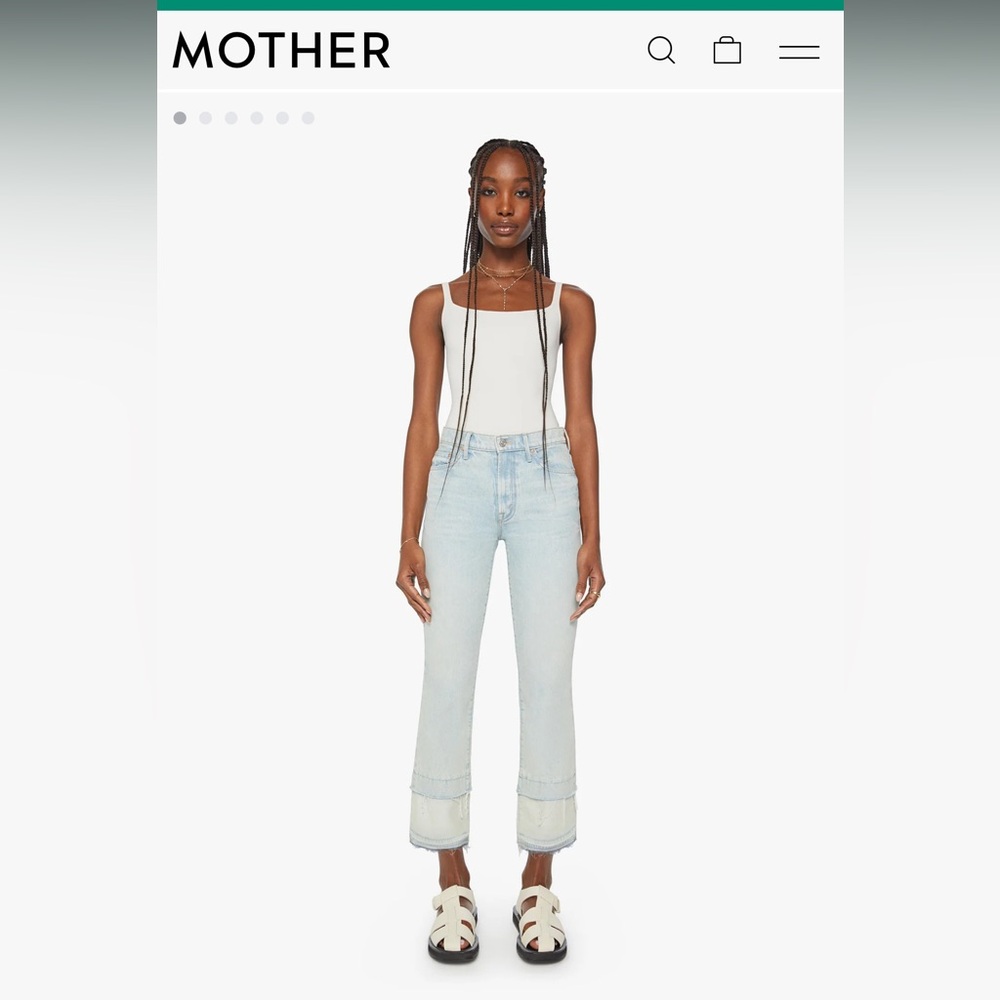 MOTHER The Insider Double Double Hover - Size 30 - NWT*